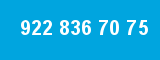 922 836 70 75 922 836 70 75